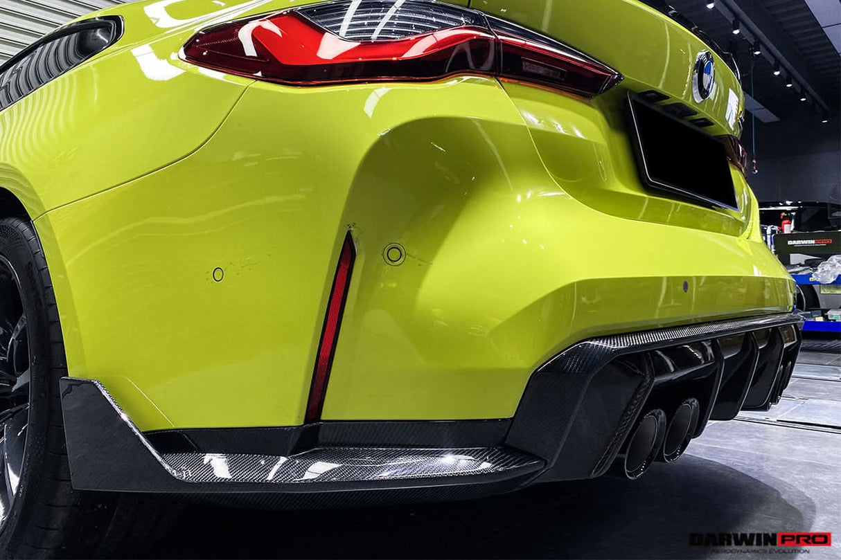 2021-UP BMW M4 G82 G83 M3 G80 Carbon Fiber Rear Diffuser Trim Replacement Lip