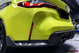 2021-UP BMW M4 G82 G83 M3 G80 Carbon Fiber Rear Diffuser Trim Replacement Lip