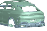 2019-UP BMW X6 G06 AD Style Autoclave Carbon Fiber Rear Bumper Canards