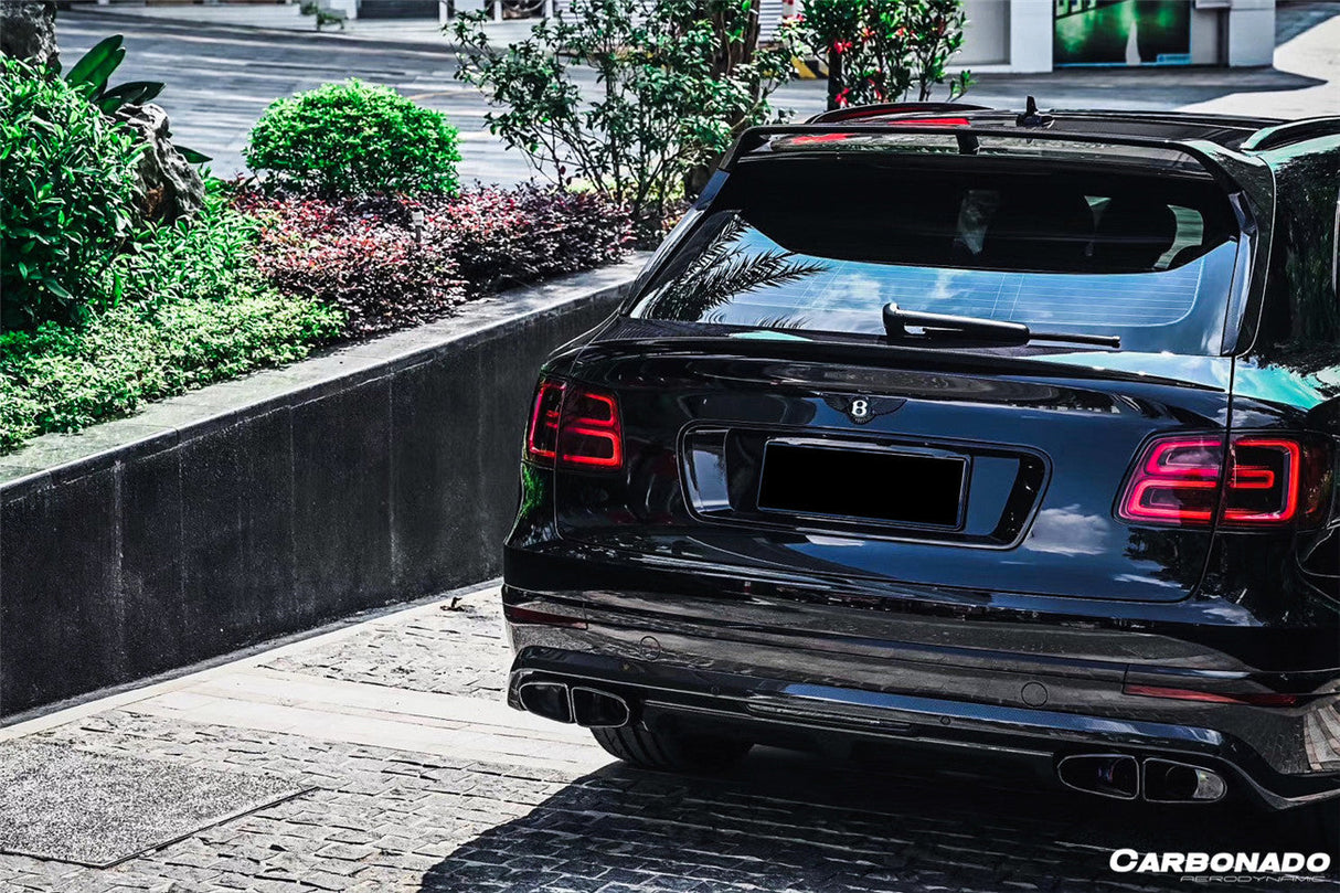 2016-2019 Bentley Bentayga OD Style Carbon Fiber Roof Spoiler