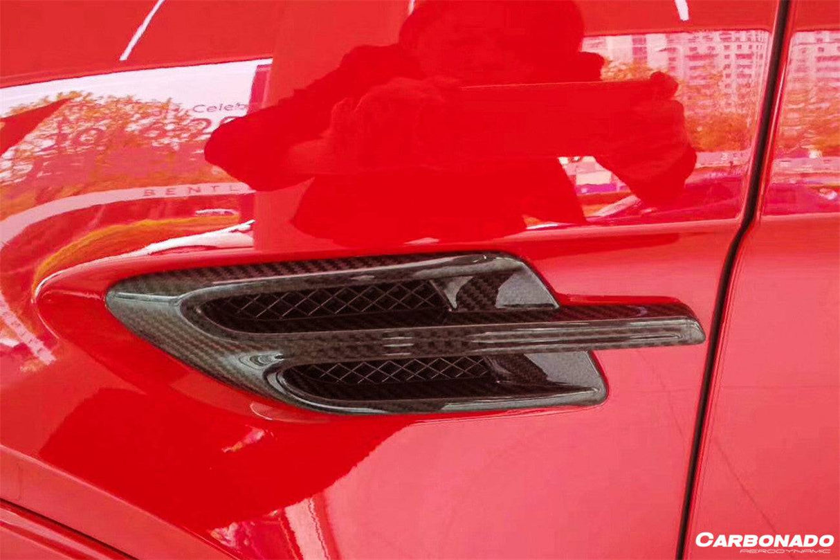 2016-2019 Bentley Bentayga OD Style Carbon Fiber Fender Vents