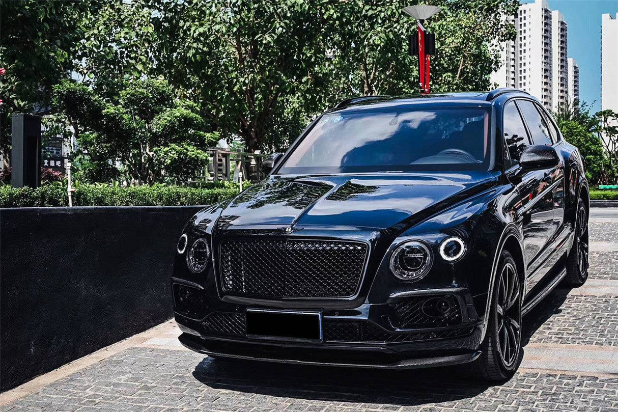 2016-2019 Bentley Bentayga OD Style Carbon Fiber Front Lip