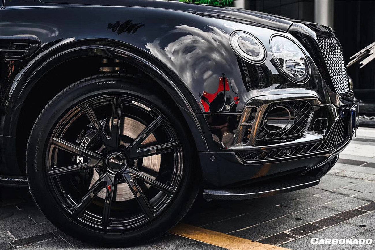 2016-2019 Bentley Bentayga OD Style Carbon Fiber Front Lip