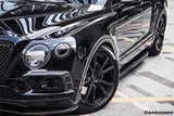 2016-2019 Bentley Bentayga OD Style Carbon Fiber Front Bumper Vent canards