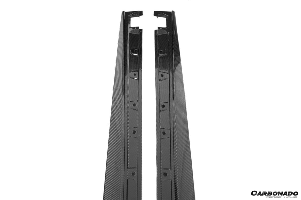 2020-2024 Bentley Flying Spur OEM Style Autoclave Carbon Fiber Side Skirts