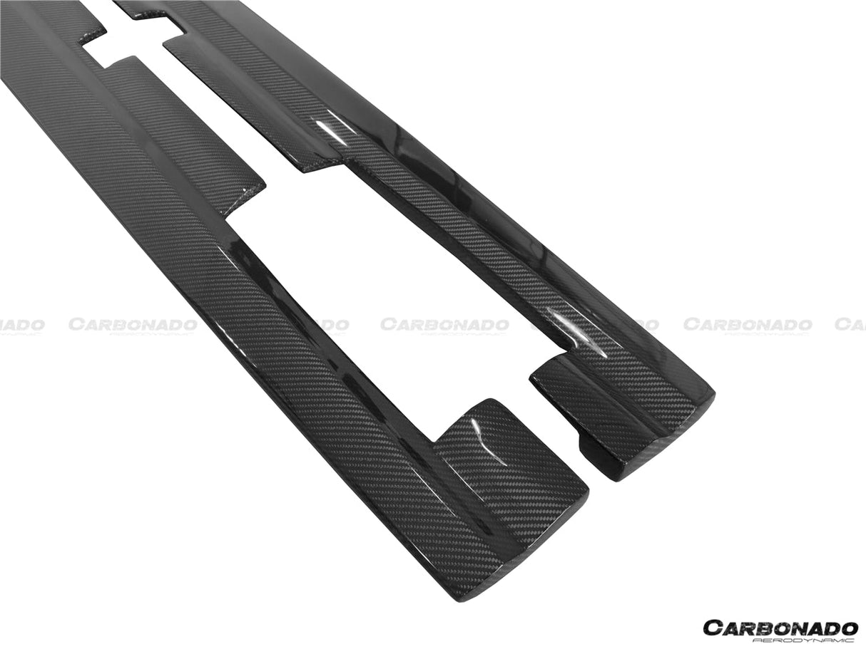 2016-2018 Mercedes Benz W176 A45 AMG RZS Style Carbon Fiber Side Skirts