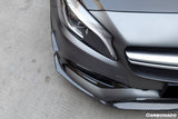 2016-2018  Mercedes Benz  W176 A45 AMG BKSS Style Carbon Fiber Front Bumper Canards