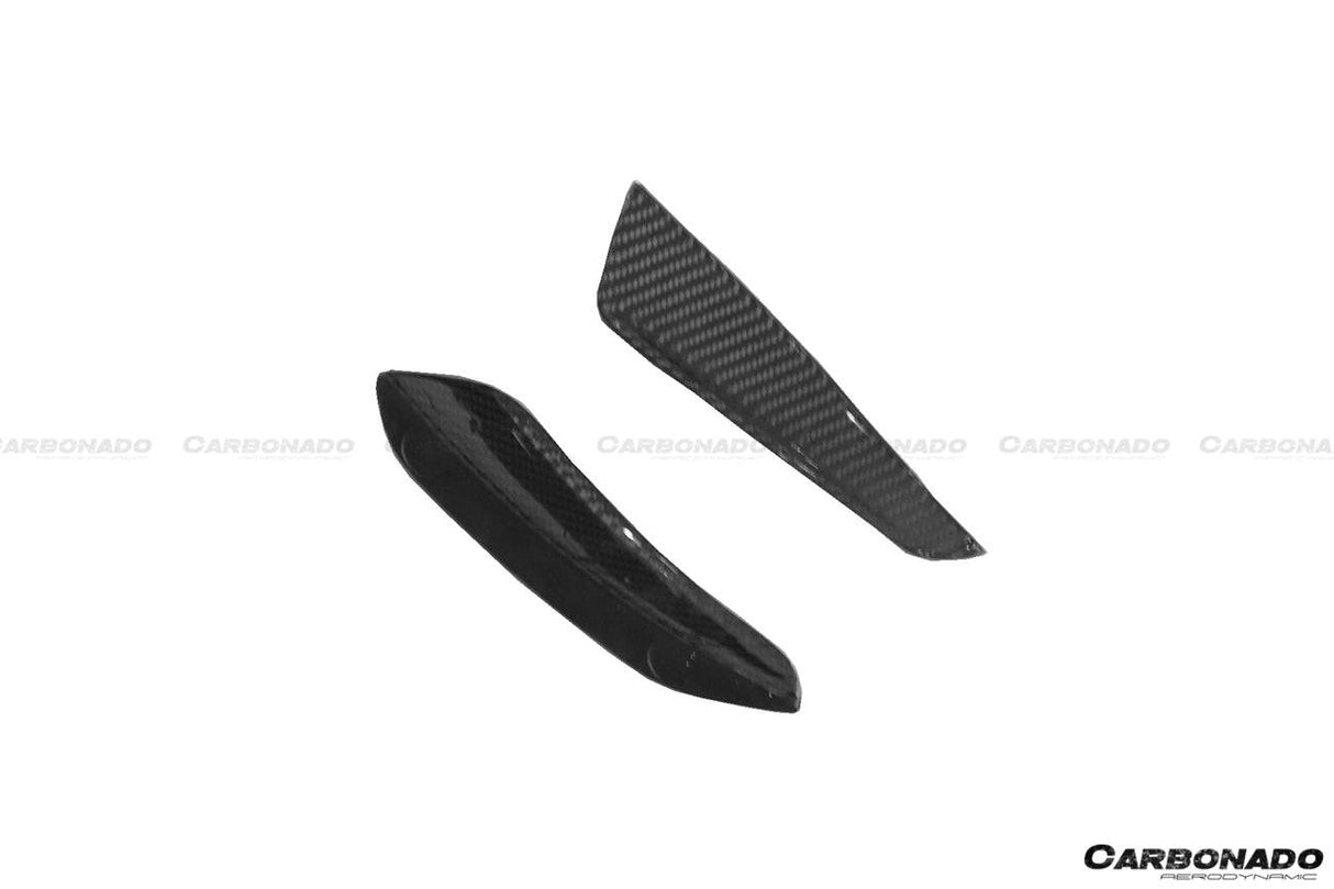 2016-2018  Mercedes Benz  W176 A45 AMG BKSS Style Carbon Fiber Front Bumper Canards