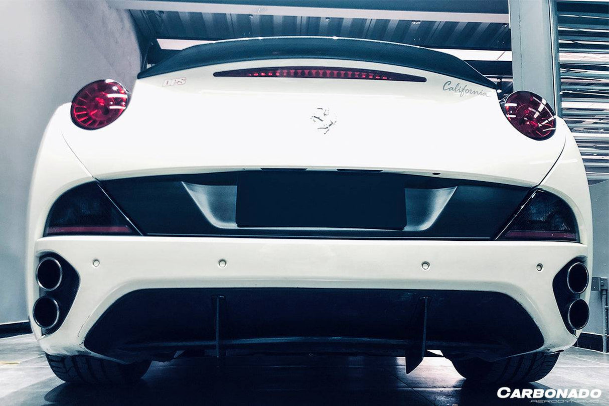 2009-2014 Ferrari California bkss style Carbon Fiber Rear Diffuser Canard