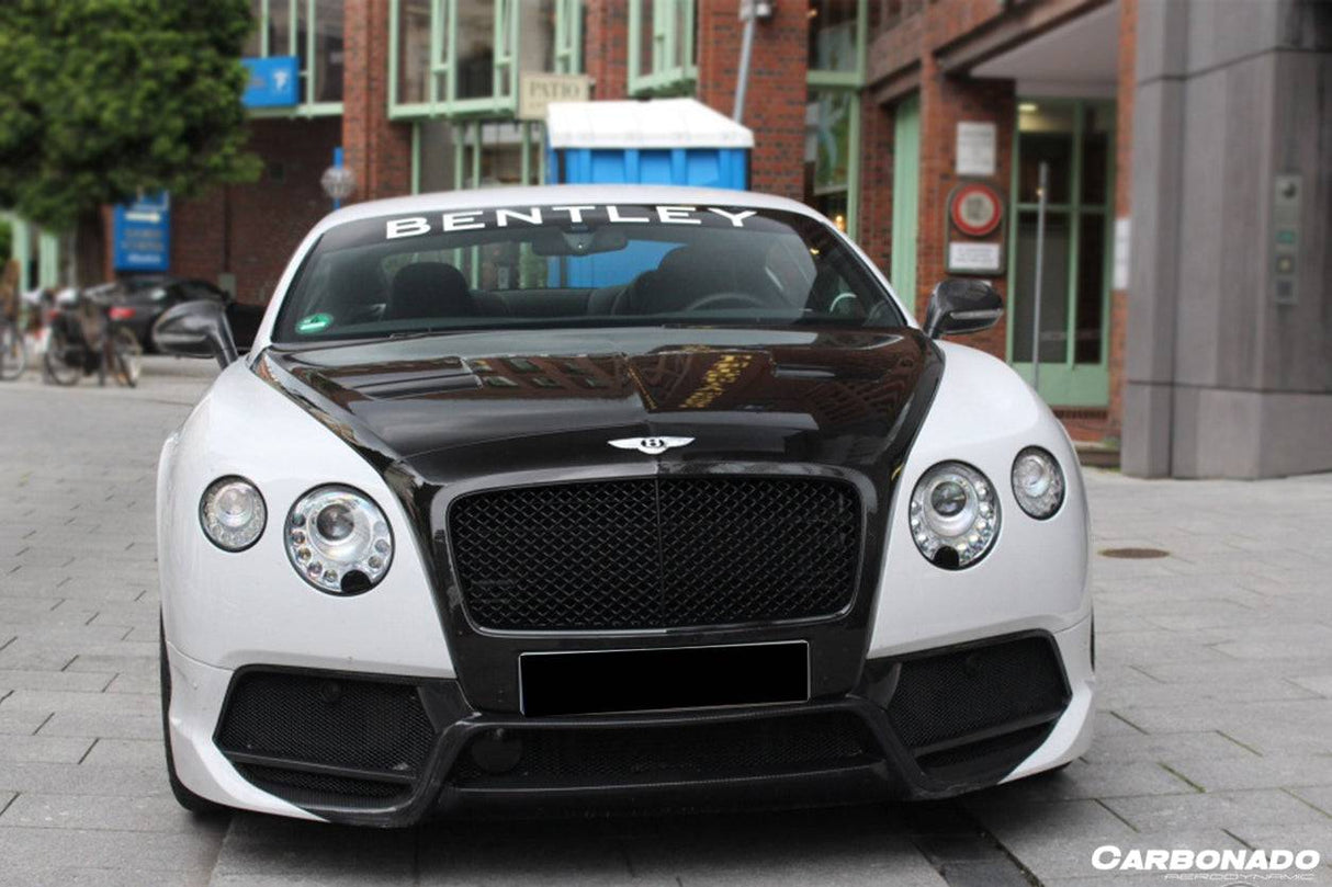 2012-2015 Bentley Continental VRS Style Front Bumper | Fits V8 GT, GTC, V8S, W12 GT, GTC, SPEED