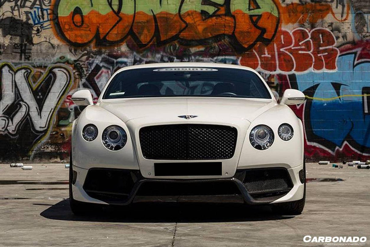 2012-2015 Bentley Continental VRS Style Front Bumper | Fits V8 GT, GTC, V8S, W12 GT, GTC, SPEED