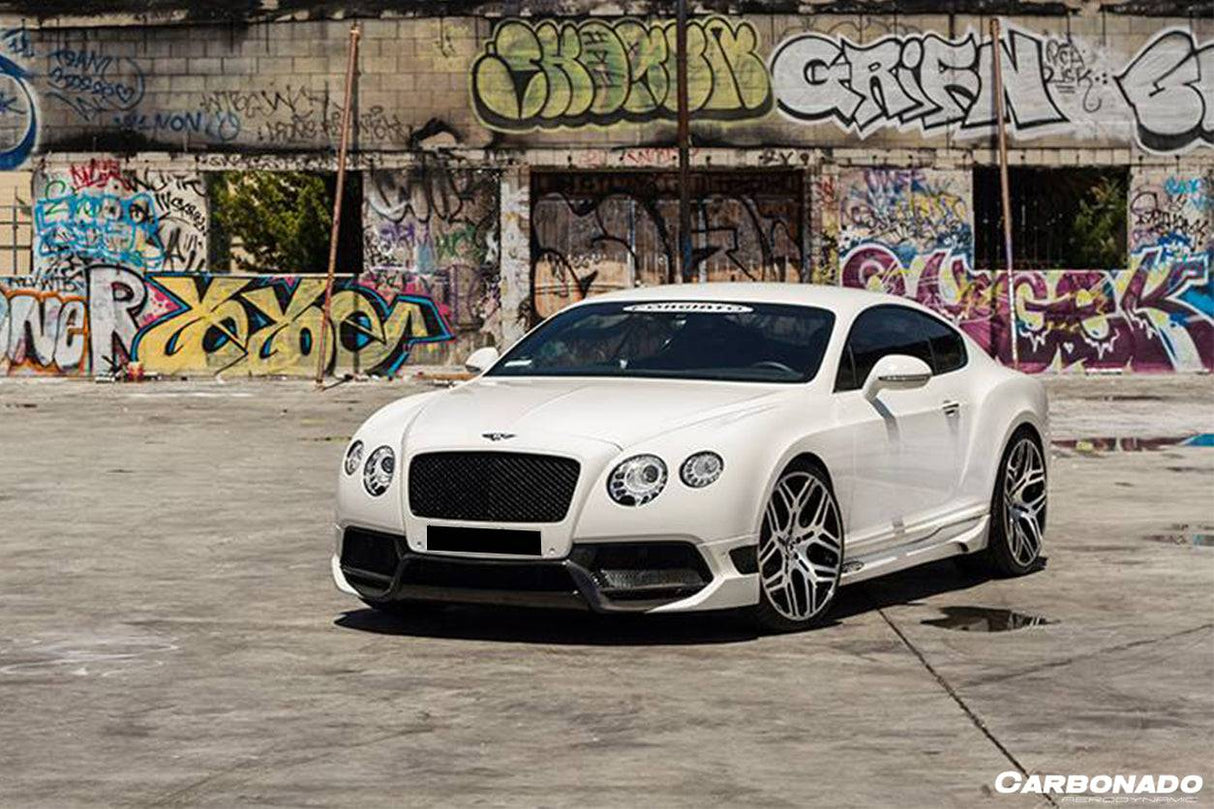 2012-2015 Bentley Continental VRS Style Front Bumper | Fits V8 GT, GTC, V8S, W12 GT, GTC, SPEED