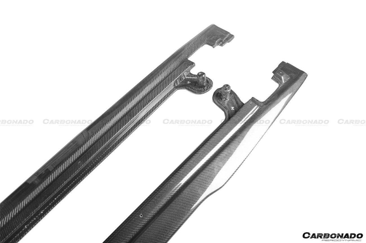 2019-2024 Bentley Continental GT   GTC Editon Style Dry Carbon Fiber Side Skirts