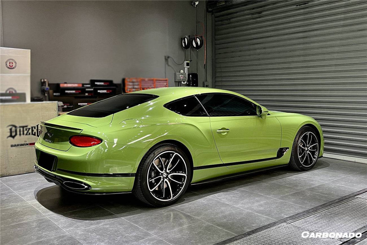 2019-2024 Bentley Continental GT   GTC Editon Style Dry Carbon Fiber Side Skirts