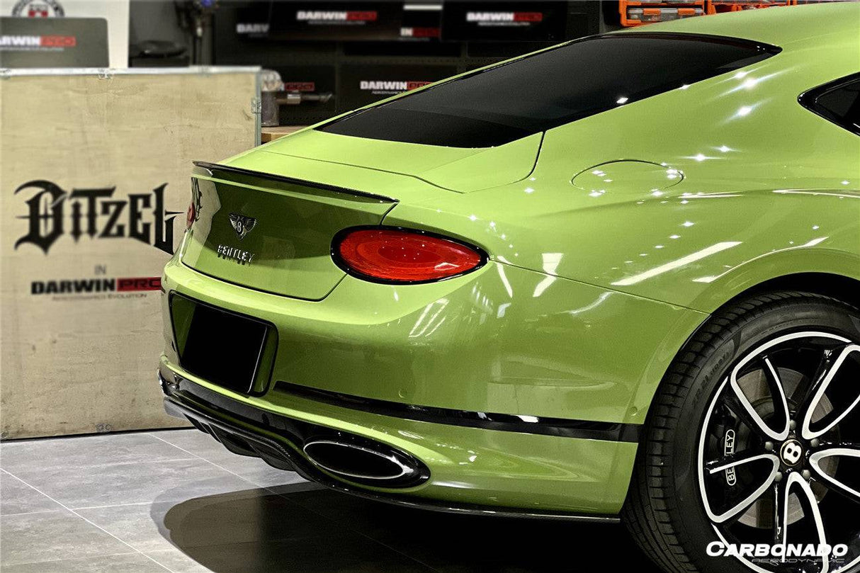 2019-2024 Bentley Continental GT  GTC Editon Style Dry Carbon Fiber Rear Lip