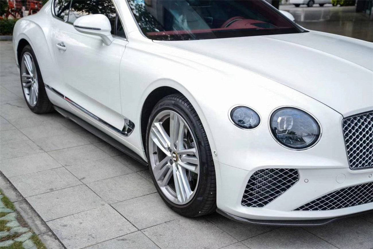 2019-2024 Bentley Continental GT   GTC Editon Style Dry Carbon Fiber Side Skirts