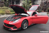 2012-2017 Ferrari F12 Berlinetta OE Style Dry Carbon Fiber Engine Cover