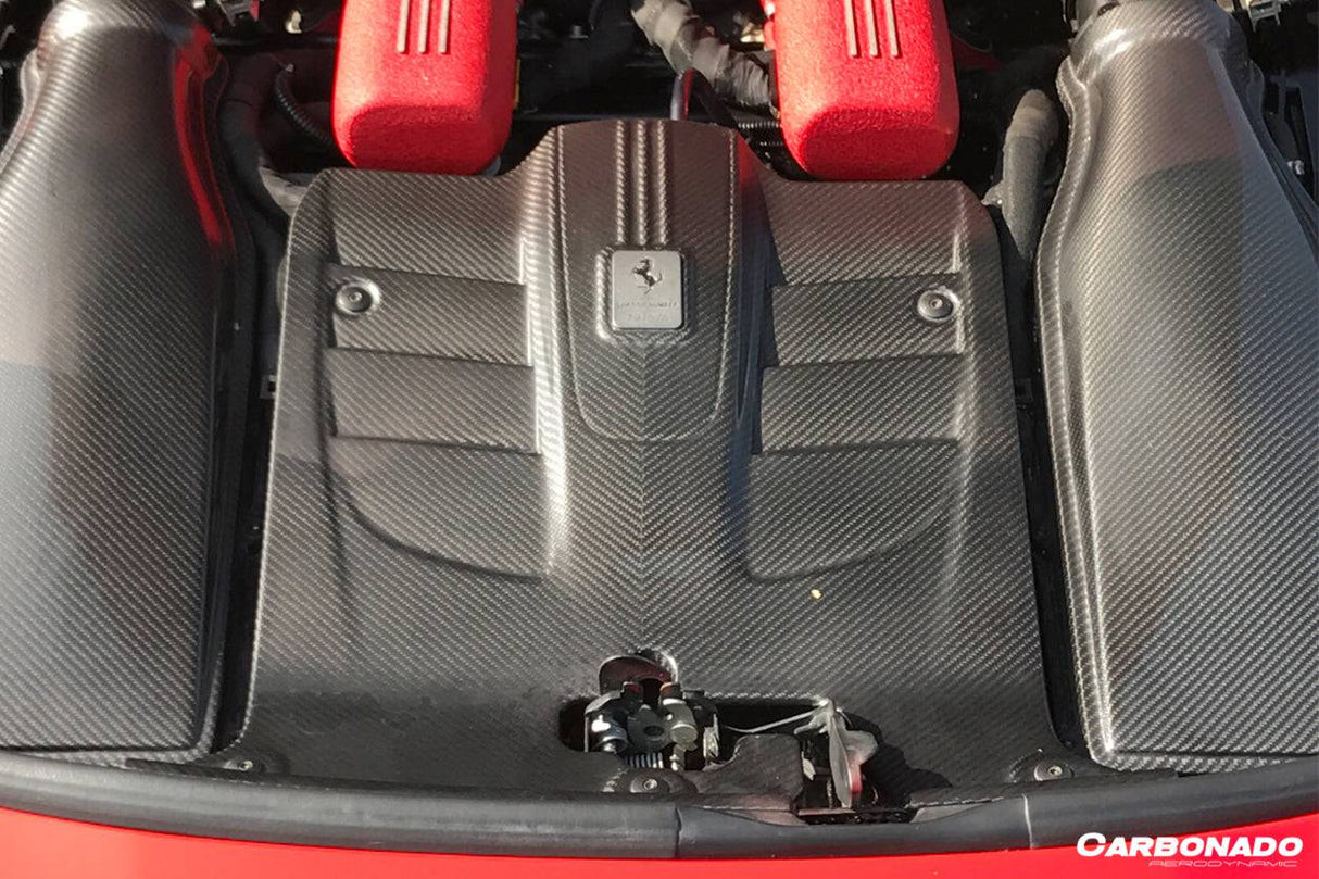 2012-2017 Ferrari F12 Berlinetta OE Style Dry Carbon Fiber Engine Cover