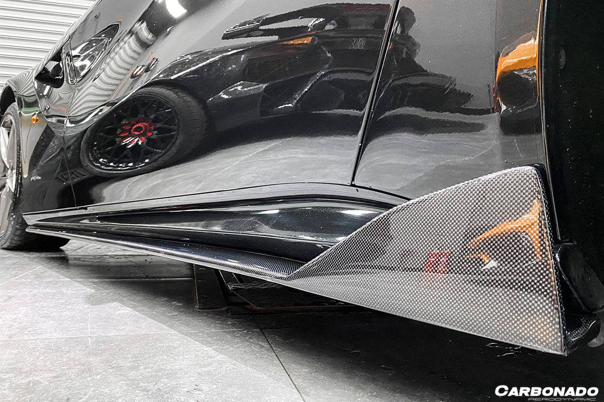 2012-2017 Ferrari F12 Berlinetta DC Style Carbon Fiber Side Skirts