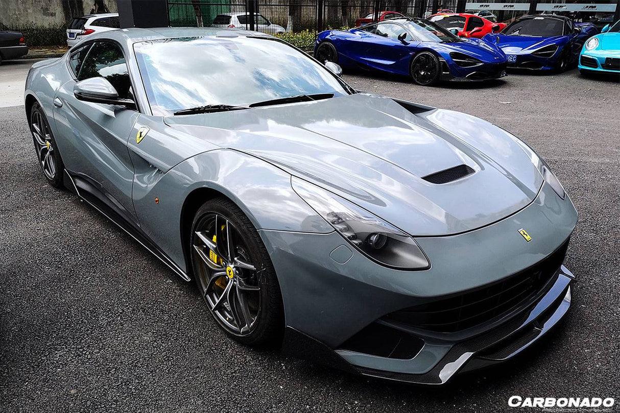 2012-2017 Ferrari F12 Berlinetta DC Style Carbon Fiber Front Lip