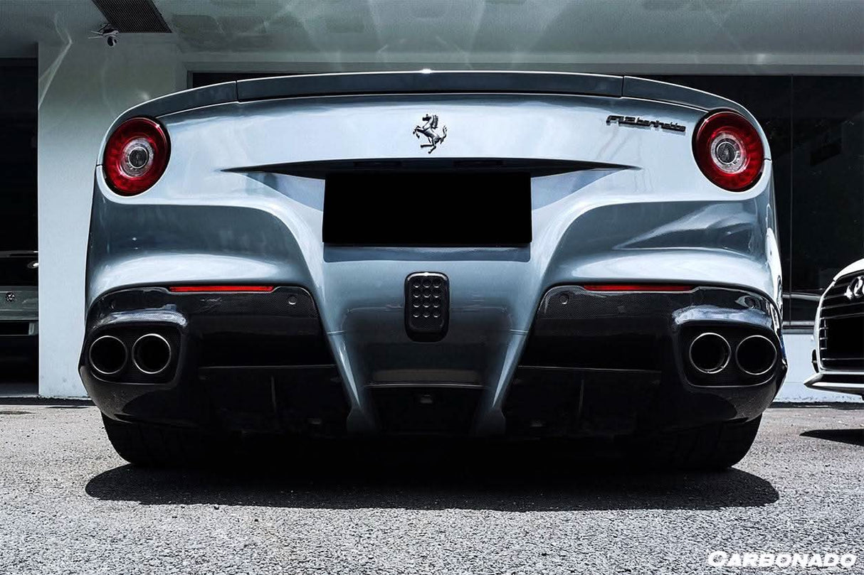 2012-2017 Ferrari F12 Berlinetta RS Style Carbon Fiber Rear Diffuser