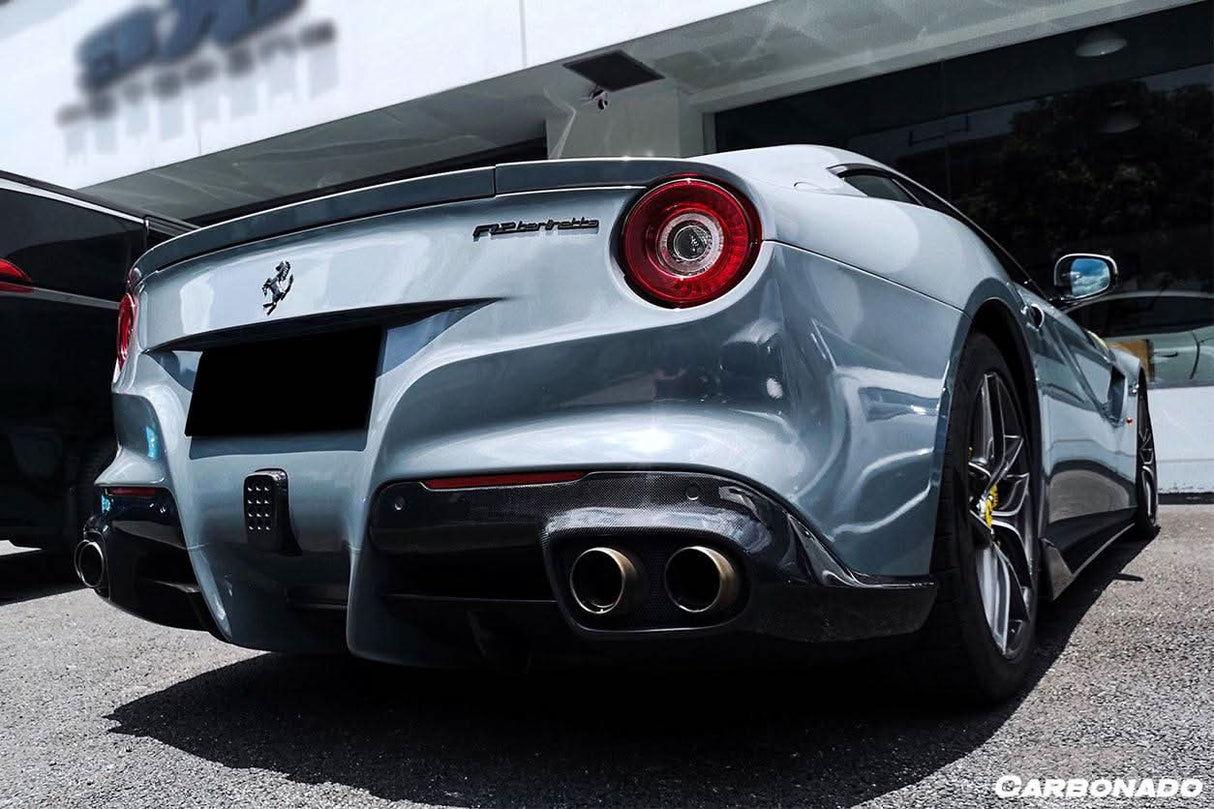 2012-2017 Ferrari F12 Berlinetta RS Style Carbon Fiber Rear Diffuser