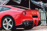 2012-2017 Ferrari F12 Berlinetta RS Style Carbon Fiber Trunk Spoiler