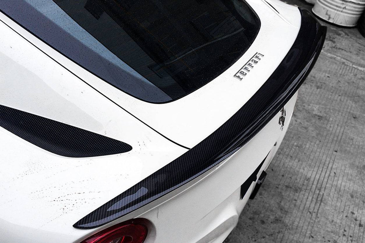2012-2017 Ferrari F12 Berlinetta RS Style Carbon Fiber Trunk Spoiler