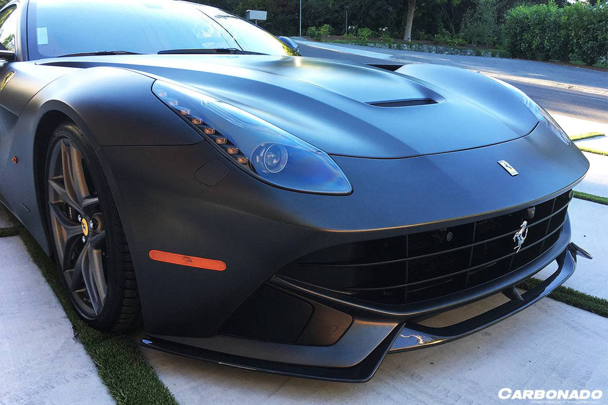 2012-2017 Ferrari F12 Berlinetta RS Style Carbon Fiber Front Lip