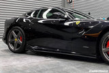 2012-2017 Ferrari F12 Berlinetta DC Style Carbon Fiber Side Skirts
