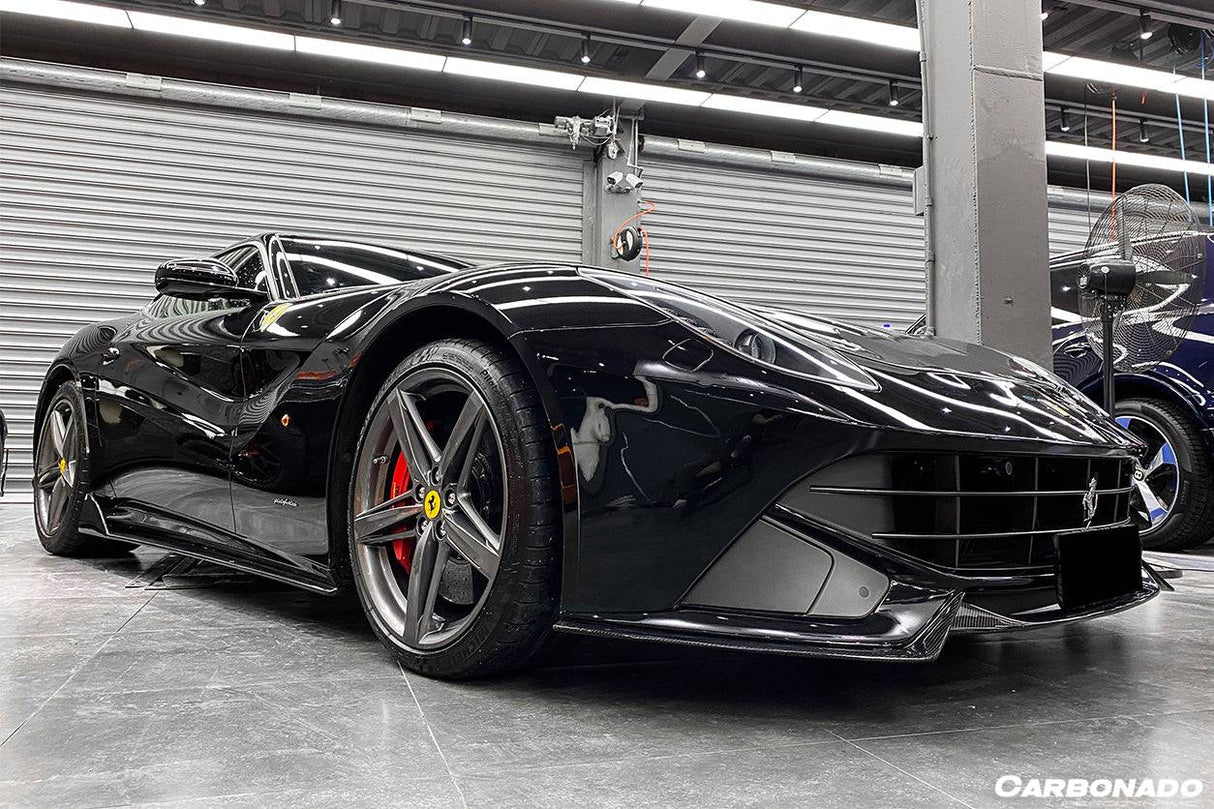 2012-2017 Ferrari F12 Berlinetta RS Style Carbon Fiber Front Lip