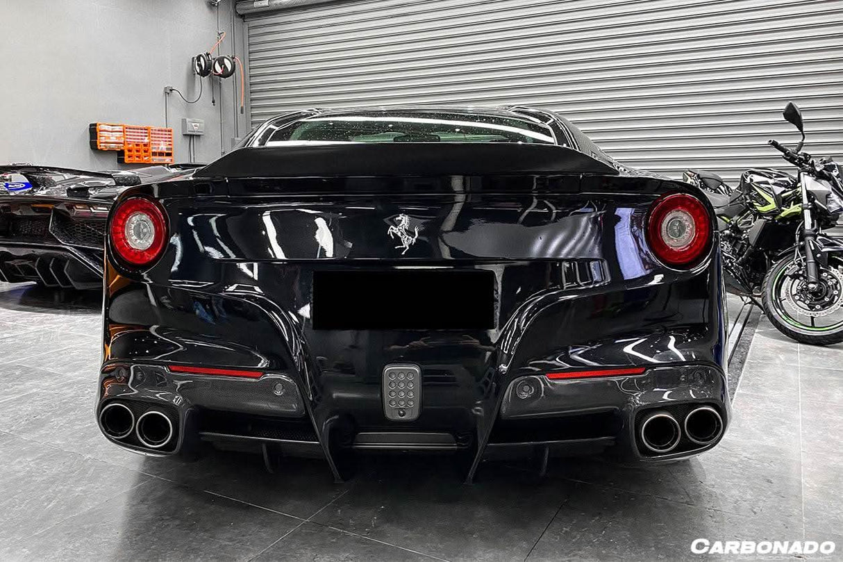 2012-2017 Ferrari F12 Berlinetta RS Style Carbon Fiber Rear Diffuser