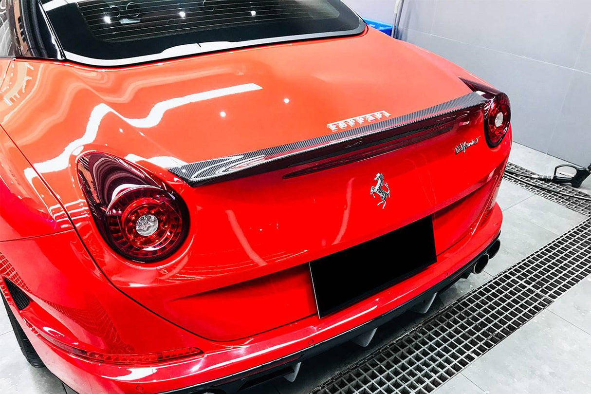 2015-2018 Ferrari California bkss style Carbon Fiber Turnk Spoiler