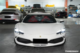 2022-UP Ferrari 296 GTB AF Style Dry Carbon Fiber Front Lip Splitter