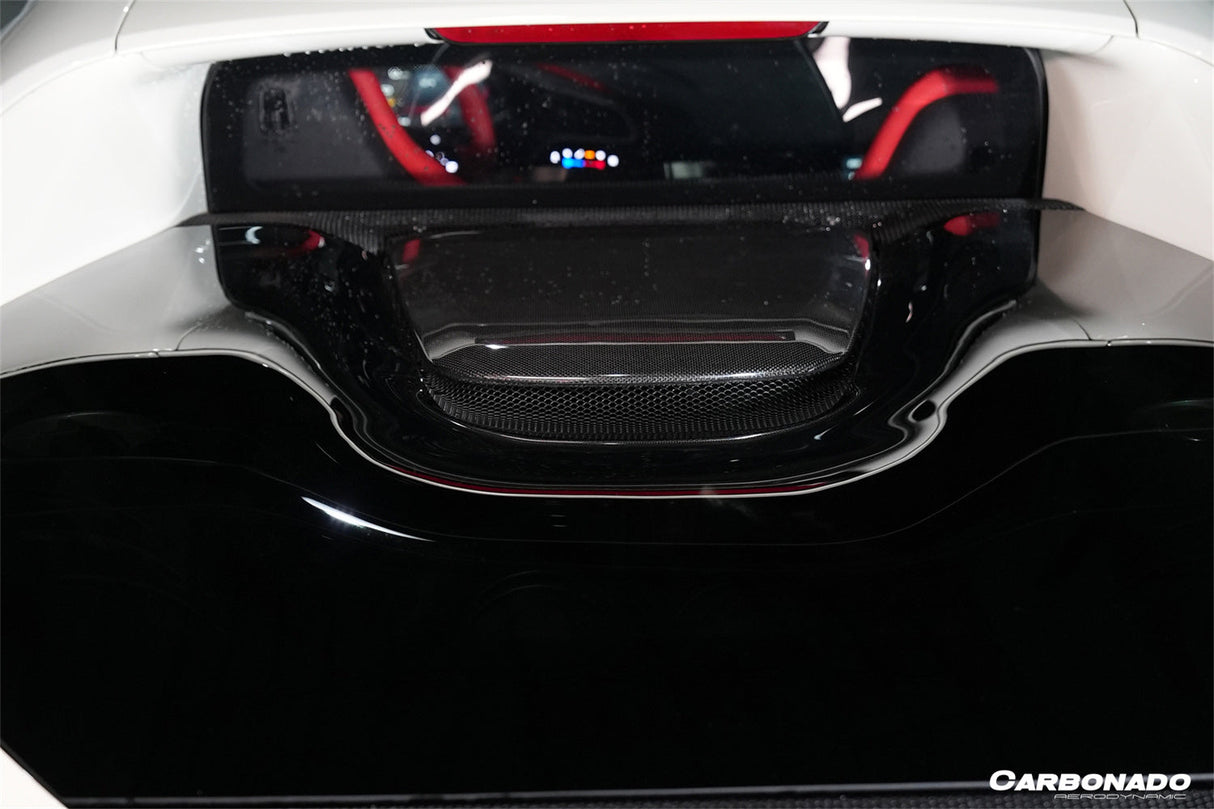 2022-2026 Ferrari 296 GTB OEM Style Dry Carbon Fiber Engine Hood Cover