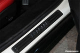 2022-2025 Ferrari 296 OEM Style Dry Carbon Fiber Door Sills Steps Cover