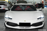 2022-UP Ferrari 296 GTB AF Style Dry Carbon Fiber Front Lip Splitter