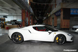 2022-UP Ferrari 296 GTB OEM Style Dry Carbon Fiber Side Skirts