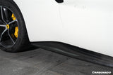 2022-UP Ferrari 296 GTB OEM Style Dry Carbon Fiber Side Skirts