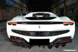 2022-UP Ferrari 296 GTB And GTS OE Style Carbon Fiber Rear Diffuser