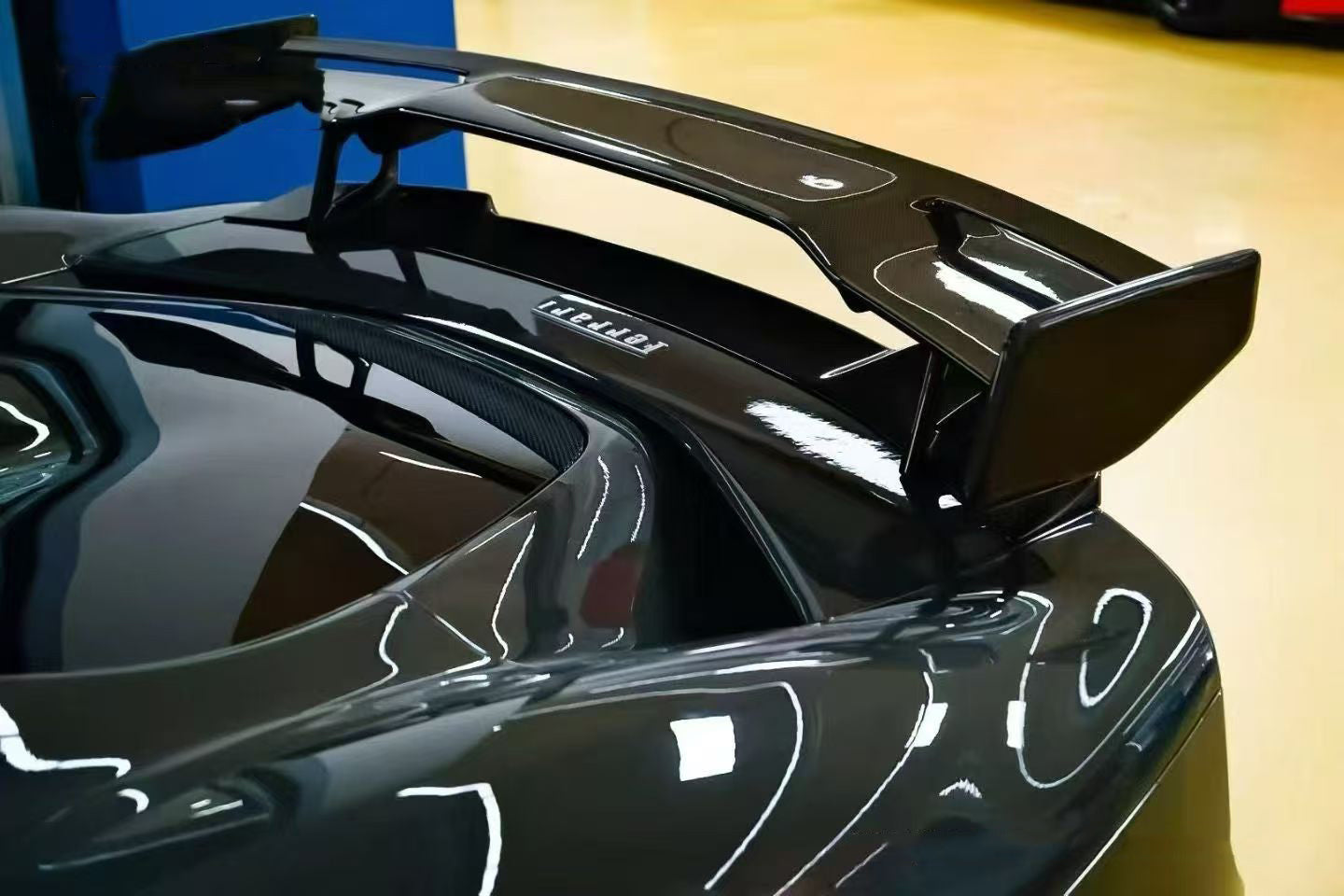 2022-2026 Ferrari 296 Type F171 Autoclave Carbon Fiber Trunk Spoiler Wing Carbonado (BS) Fits: GTB