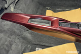 2022-UP Ferrari 296 GTB GTS OE Style Dry Carbon Fiber center control surround panel rear end