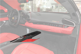 2022-2026 Ferrari 296 GTB GTS (Type F171) OE Style Dry Carbon Fiber Center Control Surround Panel Front End