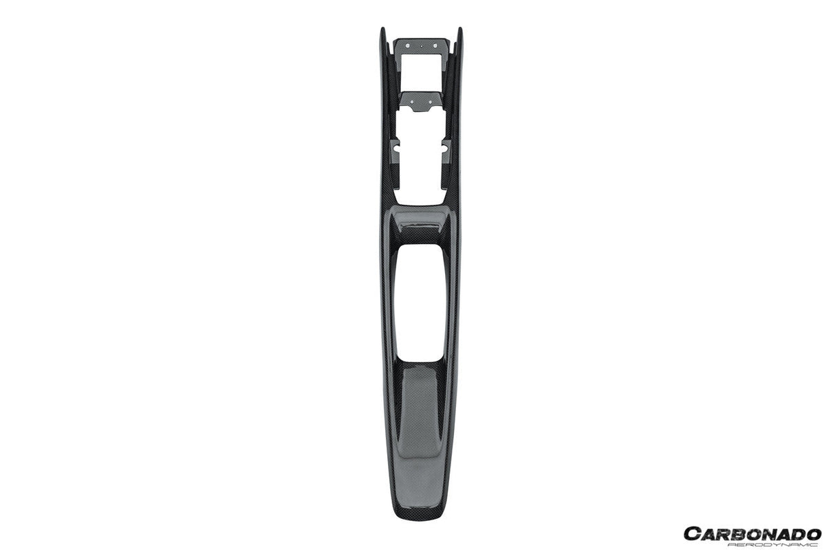 2022-UP Ferrari 296 GTB GTS OE Style Dry Carbon Fiber center control surround panel rear end