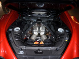 2022-UP Ferrari 296 GTB OE Style Dry Carbon Fiber Engine Bay Panel Replacement  Kits 4pcs