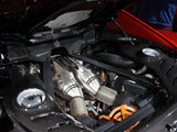 2022-UP Ferrari 296 GTB OE Style Dry Carbon Fiber Engine Bay Panel Replacement  Kits 4pcs