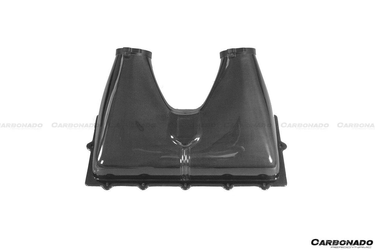 2010-2015 Ferrari Dry Carbon Fiber Airbox Carbonado (OE) Fits:  458, Italia and Spider
