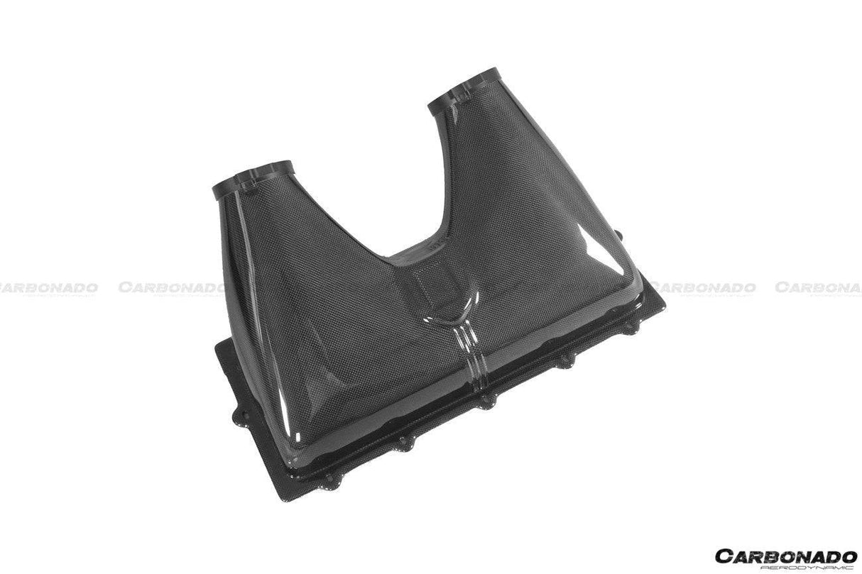 2010-2015 Ferrari Dry Carbon Fiber Airbox Carbonado (OE) Fits:  458, Italia and Spider