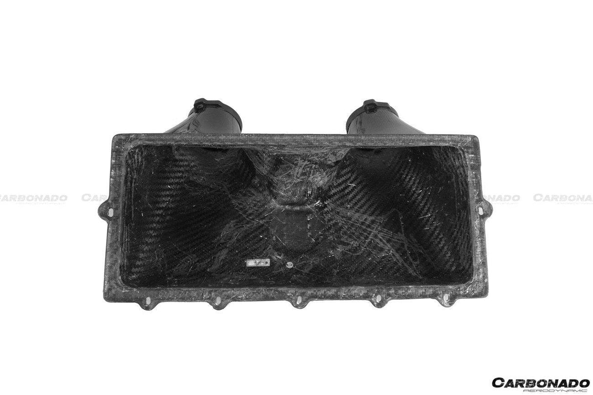 2010-2015 Ferrari Dry Carbon Fiber Airbox Carbonado (OE) Fits:  458, Italia and Spider