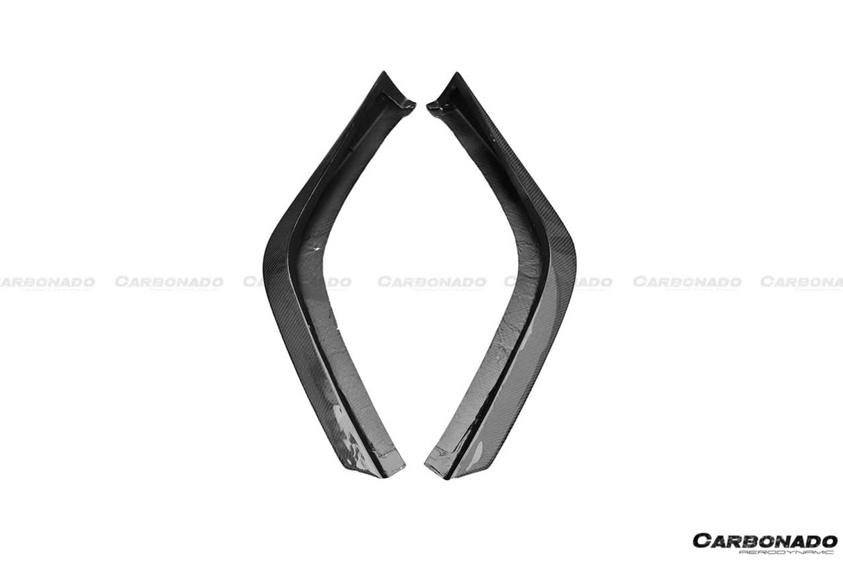 2010-2015 Ferrari 458 Italia and Spider Carbon Fiber Front Lip Carbonado (AP)